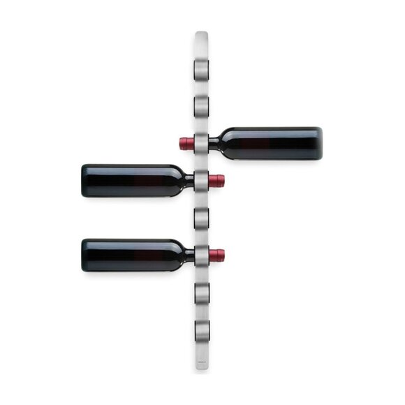 BLOMUS 🍷 29-Inch Stainless Steel Wall-Mounted Wine Bottle Holder - Picture 4 of 16